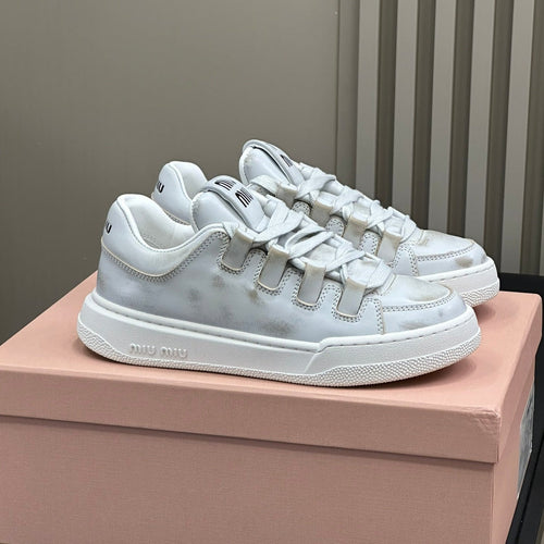 Light Gray Sneakers Calfskin